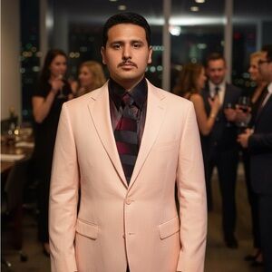 Nautica Men's Light Pink Suit